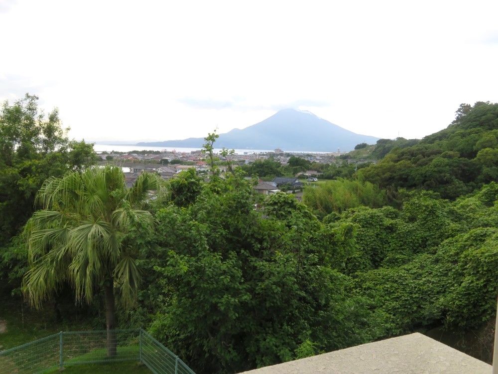 薩摩明治村ツインの部屋からの景色